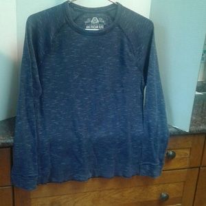 American Rag Tops - American Raglan Denim Look Top EUC American Rag Tops - American Raglan Denim Look Top EUC